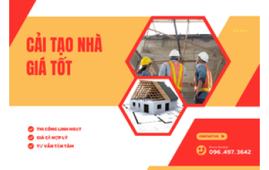 Cải tạo nhà giá tốt HCM
