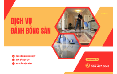 Dịch vụ đánh bóng sàn HCM