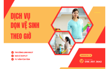 Dịch vụ dọn vệ sinh theo giờ HCM
