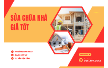 Sửa chữa nhà giá tốt HCM