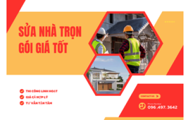 Sửa nhà trọn gói giá tốt HCM