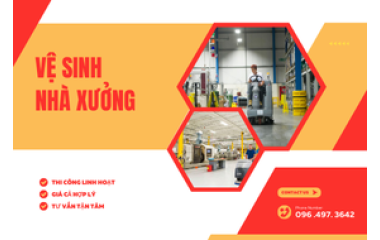 Vệ sinh nhà xưởng HCM