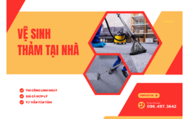 Vệ sinh thảm tại nhà HCM